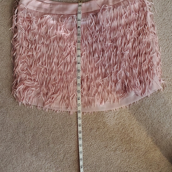 Express pink fringed mini skirt - Picture 4 of 6